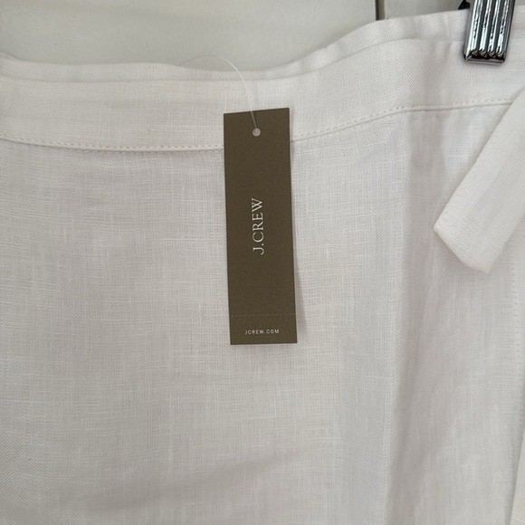 J. Crew Cream Linen Skirt - Picture 2 of 4